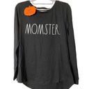 Rae Dunn 2‎ Pc Halloween  Momster Pajama top with Socks Sz M Photo 0