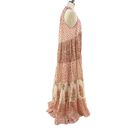 Anthropologie Ro’s Garden Women's Sofia Maxi Dress  Large Sundress Coral Floral Photo 4