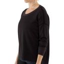 Lululemon  Pure Balance Sweater Long Sleeve Cashmere Blend Black Size 8 Photo 2