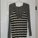 CAbi  Olive Green & Oatmeal Striped Playoff Hoodie 3995 Photo 7