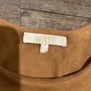 WAYF  faux suede shift dress brown Photo 2