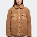 ONIA NWT  Sherpa Camel Light Brown Tan Oversized Jacket Nylon Furry Gorpcore XL Photo 0