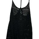 Joe Boxer  Black Mesh Stretchy Spaghetti Strap Swimsuit Coverup Photo 0