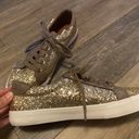 Not Rated Gold Glitter  Sneakers - Size 10 Photo 3