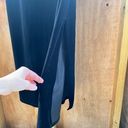 Oleg Cassini  Vintage Black Velvet Short Sleeve Maxi Dress Size L Photo 3