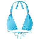 Melissa  Odabash Grenada Blue String Bikini Top Swimsuit 46 10 Medium New NWT Photo 1