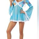 NEW Starline Flower Power Hippie Costume Size Large Blue Photo 0