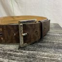 Michael Kors Brown Two Tone Wide Buckle Logo Belt Small S Photo 3