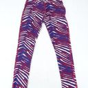 ZUBAZ Buffalo Bills NFL Red White Blue Stripe Stretch Leggings Womens S Cotton Photo 0