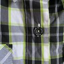 Pacific&Co Women’s Dixxon Flannel  Bamboo Duece Shirt Button Black Green Size Small Photo 3