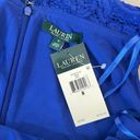 Ralph Lauren Lauren  NWT blue lace off the shoulder cocktail dress size 8 Photo 8