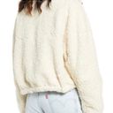 BLANK NYC  Shearling with faux leather Trim Bomber Jacket Photo 3