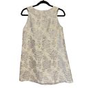 Renee C  by So Cool Pullover Mod Tunic Mini Dress Ivory Metallic Photo 1