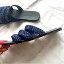 Rothy's  Triple Strap Woven Sandal Blue
Basket Weave Size 8.5 Photo 4