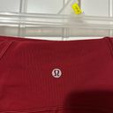 Lululemon  Train Times 7/8 Pant *25"
Dark Sport Red size 6 Photo 4