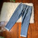 Universal Threads Boyfriend Patched Jeans Tapered Leg 100% Cotton NWT Photo 2