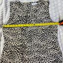 Calvin Klein Animal Print Sleeveless Shale Blouse  Size XL Photo 4