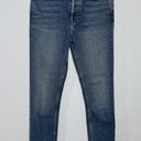 RE/DONE Originals High Rise Ankle Crop Stretch Mid 80’s Wash Button Fly Size 25 Photo 2