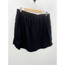 All In Motion  Skirt Women LARGE Black Drawstring Elastic Waist Mini Skort Photo 1