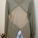 Kerisma  Joelle Khaki Long Sleeve Tee Top Sz S Photo 3