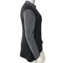 prAna  Womens Size XL Sweater Black Grey Colorblock Striped Knit Turtleneck Photo 6