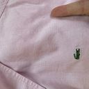 Lacoste  Womens Size Large 42 Light Pink Button Down Top Photo 6