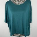 Zella  Emerald Green Open Back Short Sleeve T-Shirt Plus Size 3X NWOT Photo 0