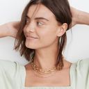 Madewell NWT  Paperclip Chain Necklace Vintage Gold Photo 3