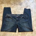 DKNY  Jeans Ave B Ultra Skinny Dark Wash Denim Mid Rise Size 10 Stretchy Blue Photo 1