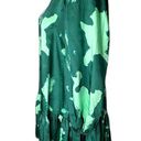 Alexis  Women’s Green Long Puff Sleeve Tiered Dress Size XS Photo 4