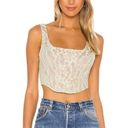 superdown  Corset Top Lace Nude Lime XS Photo 0