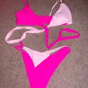 SheIn Two Tone Wrap Bikini Photo 0