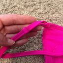 Good American  Jacquard String Bikini Bottoms in Hawaiian Pink—Size 7 (4XL) Photo 3