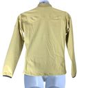 The North Face  Pullover Size Medium Yellow Green 1/4 Zip Long Sleeved Top Womens Photo 1