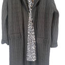 W By Worth Worth Black Cable Knit Heavy Wool Blend Long Belted Sweater Cardigan Women Sz L Photo 3