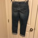 Riders By Lee LEE RIDERS 6 women denim blue cuffed straight leg jeans stretch Photo 7