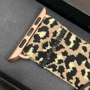 Elastic Cheetah Leopard Animal Print Apple Watch Band Rose Gold for 42mm/44mm Photo 6