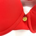 Natori  Bra Women's Size 34D Perfectly Fit Lightly Lined T-Shirt Red Photo 5