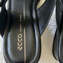 Ecco  HAPE 35 WEDGE SANDAL IN BLACK SIZE 9-9.5 Photo 6