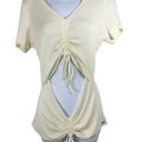 n:philanthropy  Women's NEW SZ S Miley - Top Pearl V-neck Short Sleeves Top Photo 0