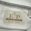 ep pro  White golf polo with gray trim The SAVOY Size Medium NEW Photo 2