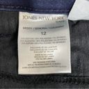 Jones New York Jeans Indigo Blue Size 12 Sutton Straight Leg Stretch Slimming Photo 13