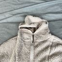 prAna  Cream Ivory Sherpa Hooded Full Zip Hoodie Jacket Size XSmall EUC Photo 3