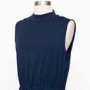 Eileen Fisher . Mock Neck Tie Waist Sleeveless Dress. Photo 9