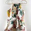 Anthropologie Cameo  Dahlia Floral Ruffle Hi Low Peplum Top Photo 6