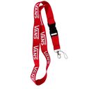 Vans  Spellout Red Lanyard Detachable Keychain Photo 2