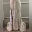 Fame and Partners  Dandelion Dress Gown Maxi Lace Cream Champagne Size 2 Photo 8