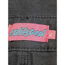 Edikted  Overalls Womens Size XL Sk8ter Wide Leg Soft Denim Dark Blue Full Length Photo 4