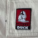 Disney Donald Duck Cargo Jeans Size 30 Light Tan Cream Relaxed Lightweight Pants Photo 2