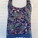 Bobeau Floral paisley colorful tank Size Medium Photo 0